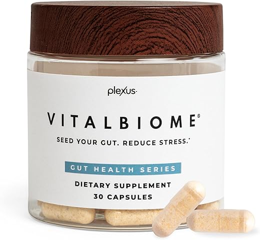 VitalBiome®: Melhore sua saúde intestinal com este poderoso probiótico de alta qualidade – 60 cápsulas - Plexus