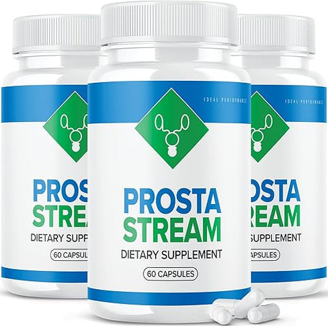 3 Pack) – Prosta Stream: Suplemento de Próstata em Cápsulas (180 cápsulas) - IDEAL PERFORMANCE