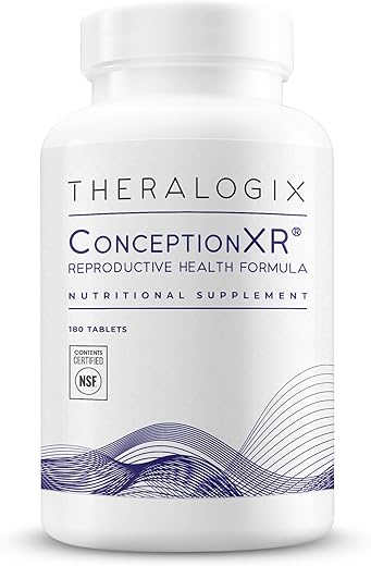 ConceptionXR – Fórmula de Saúde Reprodutiva Masculina para Apoio à Fertilidade – Suplementos para Saúde do Esperma – Certificado pela NSF – 180 cápsulas - Theralogix