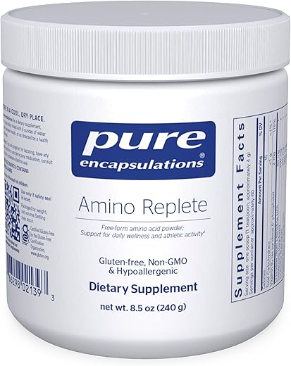 Amino Replete | Pó de Aminoácidos em Forma Livre Hipoalergênico | 240g - Pure Encapsulations