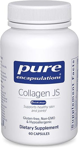 Collagen JS – Pele: Benefícios, Resultados e Cuidados | 100% Puro e Natural | 60 cápsulas - Pure Encapsulations