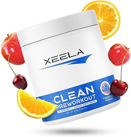 Pré-Treino Clean – Energia Explosiva para seus Treinos – 200g - XEELA