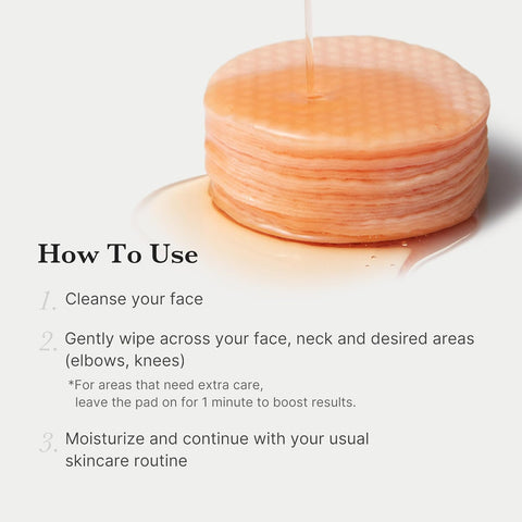 medicube Toner Pads Red Succinic Acid Panthenol Facial Peeling Pad | Exfoliating Toner Pad for Breakout-Prone Skin | Niacinamide, AHA, BHA, and Soothing Panthenol - Non-Comedogenic, 70 Pads (1 Pack)