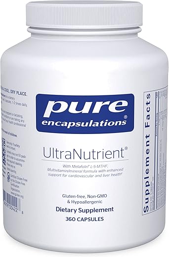 UltraNutrient – Minerais: Fórmula Avançada para Saúde e Vitalidade – 60 cápsulas - Pure Encapsulations