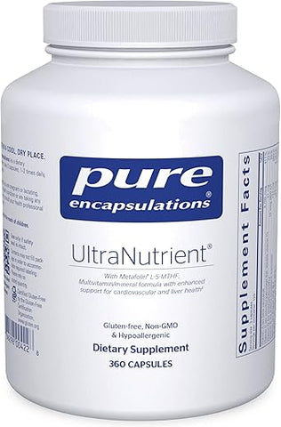 UltraNutrient – Minerais: Fórmula Avançada para Saúde e Vitalidade – 60 cápsulas - Pure Encapsulations