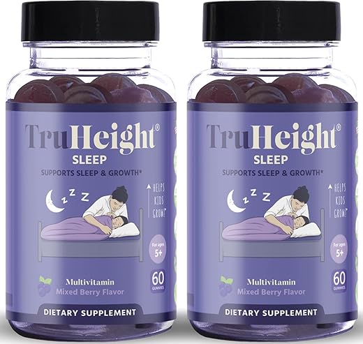 Sleep Gummies – Crianças | Fórmula Natural para um Sono Reparador | 60 Gomas - TruHeight