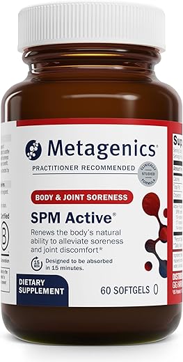 SPM Active – Mediadores Especializados na Resolução de Problemas para Conforto Articular e Saúde Tecidual | Metagenics SPM Active – Mediadores Especializados para Conforto Articular e Saúde Tecidual - Metagenics