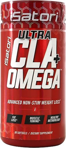Ultra CLA – Óleo de Cártamo Ômega 3 6 9 Peixe Ácido Linoleico Conjugado – Perda de Peso Natural, Potencializador de Exercícios, Queimador de Gordura, Tonificador Muscular – Livre de Estimulantes – 100% Original - iSatori