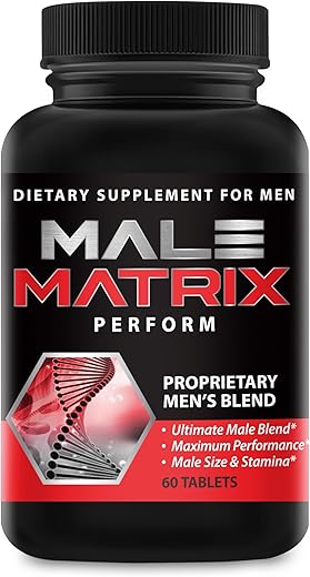 XL Science - Male Matrix XL – Pílulas de Aumento para Homens – Amplie o Tamanho Masculino – Aumente em Comprimento, Engrosse em Circunferência – Aumente até 3 Polegadas em 90 Dias – Multiplicador de Resistência – 60 Comprimidos