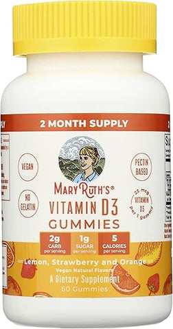 MaryRuth Organics - Vitamina D3 MARYRUTHS Morango Laranja – 30ml