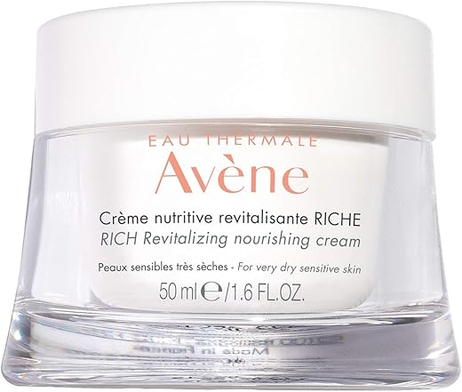 Creme Nutritivo Revitalizante Eau Thermale Avène RICH, Hidratante Facial Ultra Nutritivo, Não-comedogênico 50ml