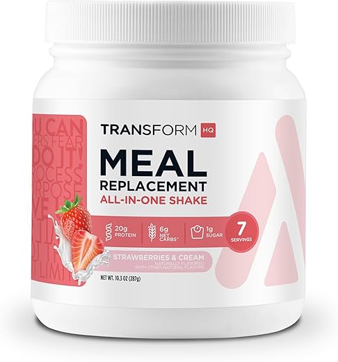 Shake em Pó Substituto de Refeição 7 Porções (Morango) – Emagreça com Saúde - TransformHQ