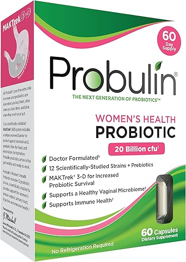 Probiótico e Prebiótico para Saúde Feminina Vaginal e Intestinal - Probulin