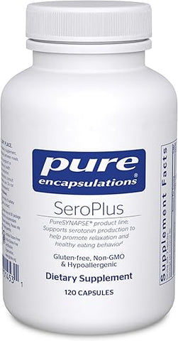SeroPlus | Suporte à Serotonina Hipoalergênico para Moderar o Estresse Ocasional | 120 Cápsulas - Pure Encapsulations