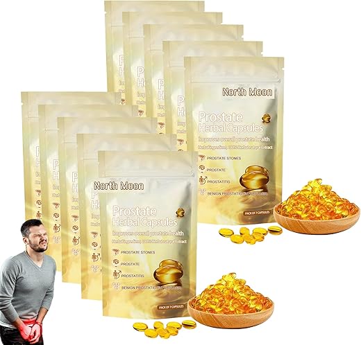 Generic - North Moon Cápsulas Herbais para Próstata, Suporte Natural para a Saúde Masculina, 7PCS (10)