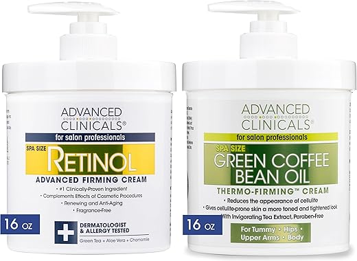Creme Corporal Retinol Advanced Clinicals Óleo de Café Verde Slim – 200g