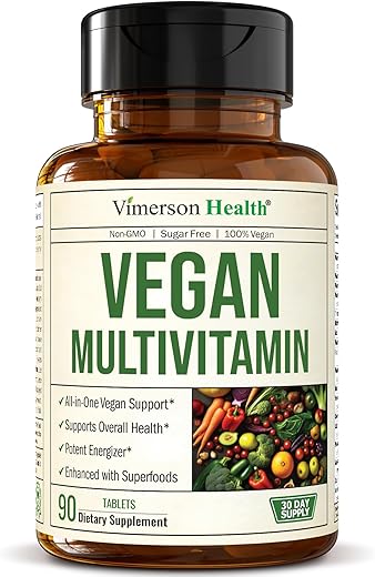 Vimerson Health - Multivitamínicos Veganos para Mulheres – Marca X, Nutrição Completa em Cápsulas
