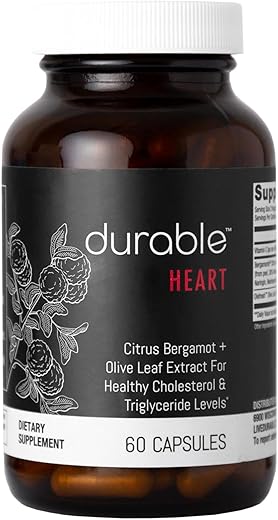 Bergamonte Citrus Bergamot 1,000 mg Extra Forte Durável – Marca Durable Heart