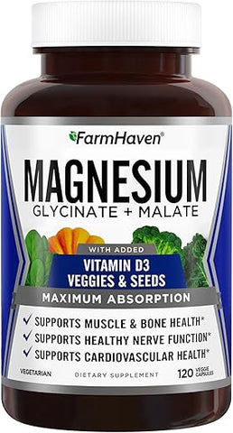 Magnesium Glycinate – Suplemento de Magnésio de Alta Absorção – 100 Cápsulas – 2000 mg por Porção – Promove Relaxamento Muscular e Bem-Estar  de Confiança em Saúde e Bem-Estar - FarmHaven