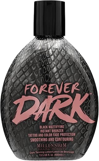 Millennium Tanning Products - Bronzeador Instantâneo Forever Dark Millennium Tanning, Efeito Matte, 13.5 Ounces (400ml)