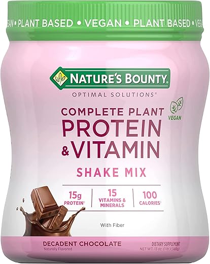 Nature's Bounty - Nature’s Bounty Optimal Solutions – Proteína Vegetal Completa 500g