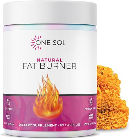 Queimador de Gordura para Mulheres, Impulsionador Natural do Metabolismo, Queime Mais Calorias, Aumente a Energia - One Sol