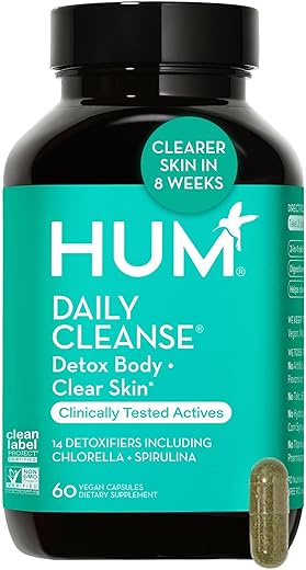 Daily Cleanse – Suplemento para Acne e Pele Limpa | Marca HUM - HUM