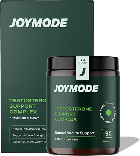 Complexo de Suporte à Testosterona (90ct) – Suplemento Natural para Homens com Ashwagandha, DIM, Magnésio, Zinco - JOYMODE