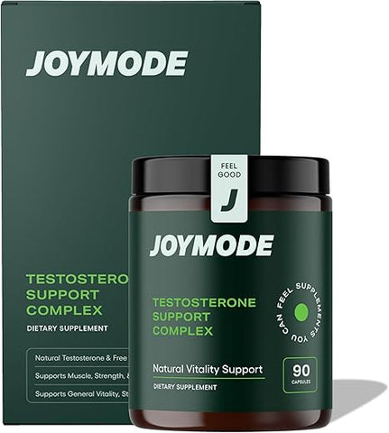 Complexo de Suporte à Testosterona (90ct) – Suplemento Natural para Homens com Ashwagandha, DIM, Magnésio, Zinco - JOYMODE