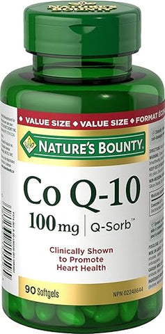 Nature's Bounty - Nature’s Bounty CO-Q10 100mg 90 cápsulas – Potencialize sua saúde com o CO-Q10 de alta qualidade