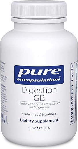 Digestion GB – Suplemento Enzimático Digestivo – Suporte para a Vesícula Biliar | Marca Pure Encapsulations - Pure Encapsulations