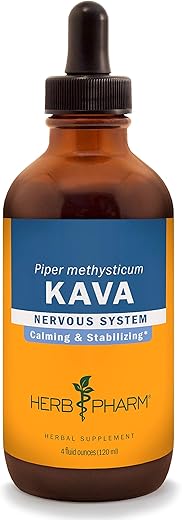 Extrato Líquido de Raiz de Kava para Reduzir o Estresse e Promover Relaxamento – 120 ml - Herb Pharm