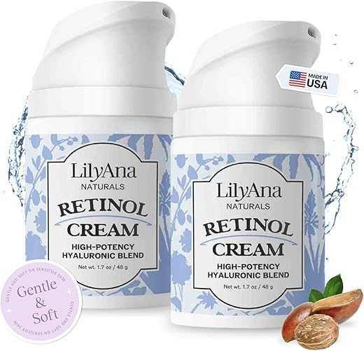 Creme Retinol – Hidratante Anti-Envelhecimento para o Rosto | 50g - LilyAna Naturals