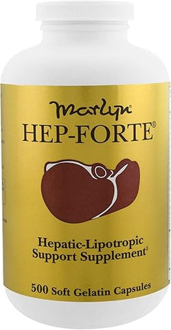Marlyn - Hep-Forte 500 ct, Frasco – Fortaleça seu fígado com Hep-Forte 500 cápsulas – Produto de alta qualidade