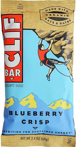 Barra Orgânica de Mirtilo Crocante – Caixa com 12 – 68g - Clif Bar