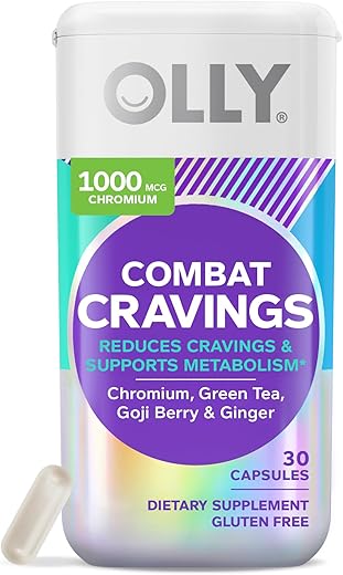 Combat Cravings, Metabolismo – Acelere seu metabolismo e combata as vontades – 60 cápsulas - OLLY