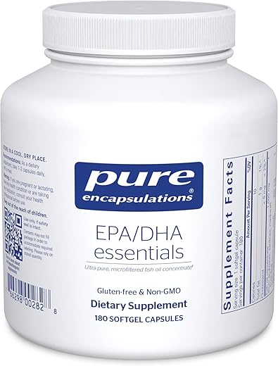 EPA/DHA Essentials – Óleo de Peixe Concentrado para Apoiar a Saúde Cardiovascular – EPA Premium - Pure Encapsulations