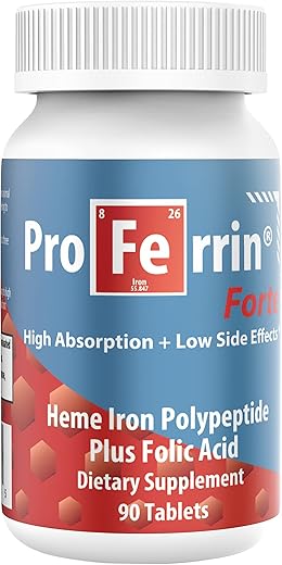 Forte Blue/Red Label – 90 Comprimidos (Embalagem de 1) | Fórmula Forte | Saúde e Bem-Estar - Proferrin
