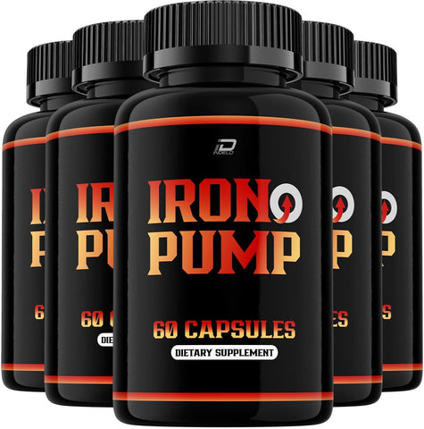 Indelo - Iron Pump for Men – Cápsulas Oficiais – Fórmula Avançada de Suplemento Masculino – Força Máxima Natural – Avaliações Iron Pump (5…)