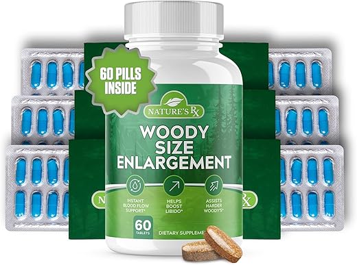 EPN Supplements - Nature’s RX | Suporte #1 para Ereção Masculina e Fluxo Sanguíneo para Dureza e Firmeza | 60 cápsulas | 100% Natural