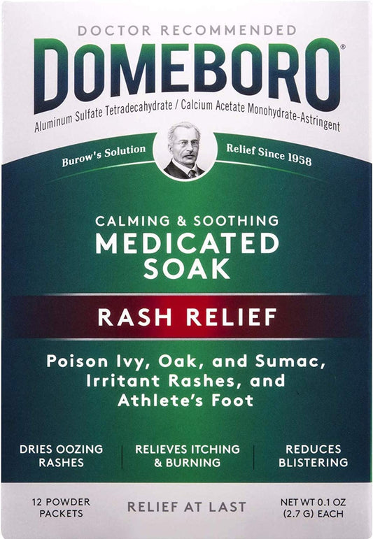 Choice One - Domeboro em Pó 12 sachês – Bayer Corporation | Tratamento eficaz | Anti-inflamatório | Alívio rápido