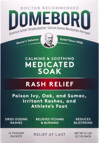 Choice One - Domeboro em Pó 12 sachês – Bayer Corporation | Tratamento eficaz | Anti-inflamatório | Alívio rápido