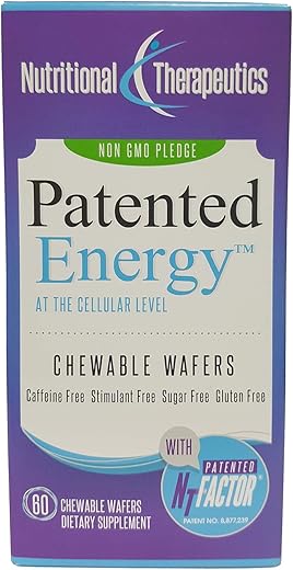 Patented Energy – NT Factor, 60 Wafers de Frutas Vermelhas – 60g - Nutritional Therapeutics