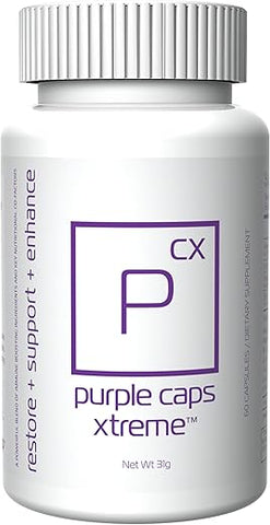 bhip - BHIP Global Purple Caps Xtreme – Antioxidantes Poderosos – 60 Cápsulas/Embalagem – Vitaminas