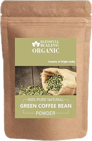 Blessfull Healing - Pó de Café Verde Orgânico 100% Puro Natural 300g – Marca do Produto