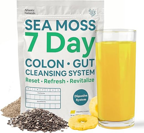 Limpeza de 7 dias com Sea Moss para o Cólon: Detox Natural e Saudável - Atlantic Naturals