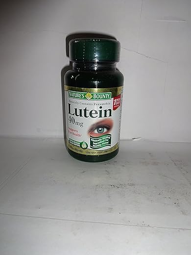 Nature's Bounty - Nature Bounty Lutein 40 Mg Softgels 30ct – Embalagem com 3 – 40mg de Luteína – Tamanho 30 cápsulas – Marca Nature Bounty