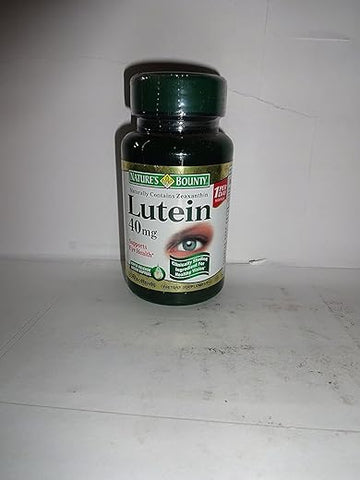 Nature's Bounty - Nature Bounty Lutein 40 Mg Softgels 30ct – Embalagem com 3 – 40mg de Luteína – Tamanho 30 cápsulas – Marca Nature Bounty