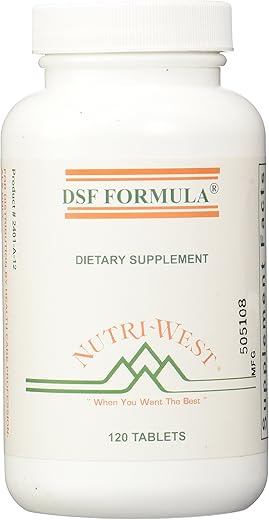 DSF Fórmula Tablets, 120 Comprimidos – Fórmula Completa para Saúde e Bem-Estar - Nutri-West