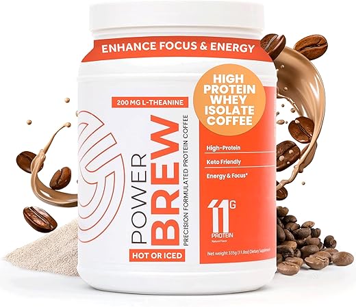 Café com Teanina – Whey Isolado de Alta Proteína para Aumentar o Foco – 500g - Tuff Genius